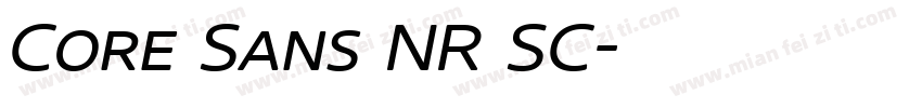 Core Sans NR SC字体转换
